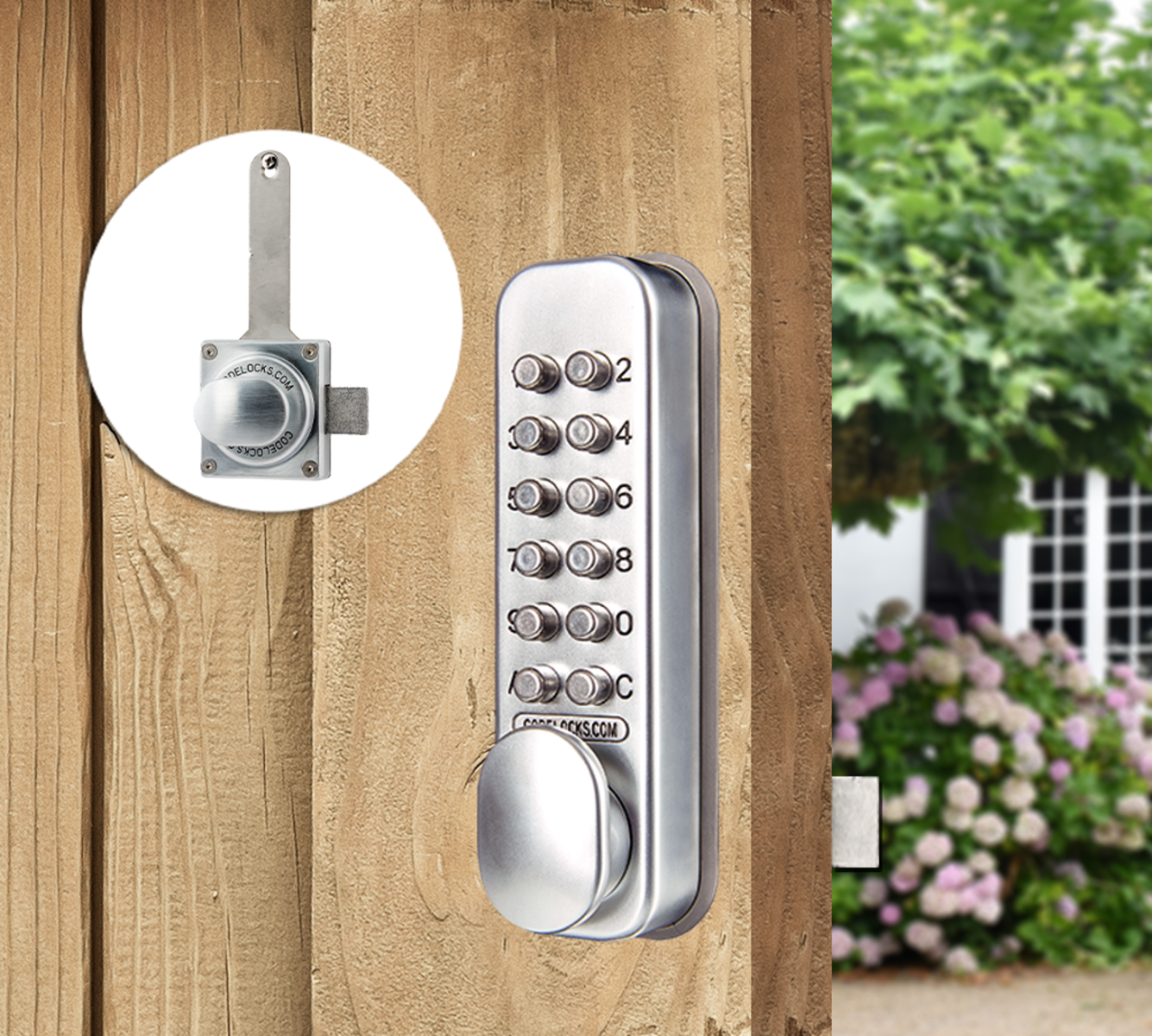 ボール LOCK IT LIGHTING BLACKOUT THE CODE Codelocks CL165 Light-duty Code Lock | On-door Code Change