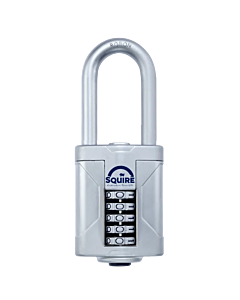 Squire Vulcan Combi 60/2.5 - Long Shackle Combination Padlock