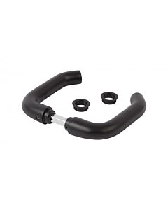 Black Anodized Aluminium Handle with Extended Spindle
