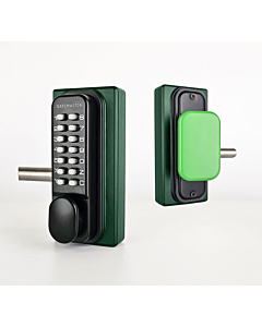 Superlock with Keypad & Quick-Exit Push Pad (Green)