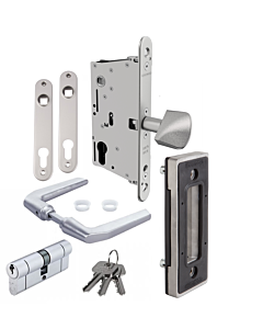 Locinox Eightylock Sliding Gate Insert Lock Kit (Surface Mounted Keep)