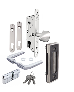 Locinox Fiftylock Sliding Gate Insert Lock Kit (Surface Mounted Keep)
