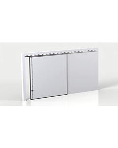 Hangar Set - Sliding Door Hardware kit for 2m Opening