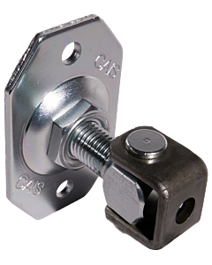 Adjustable Hinge with Oval Plate - M20