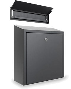 Lockable Rear Access Steel Letterbox