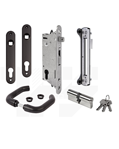 The Locinox Fortylock Insert Lock Kit with aluminium handles