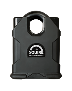 SS100 LEV5 - The World's Strongest Padlock, Reinforced With Tungsten Carbide for Additional Anti-Angle Grinder Protection