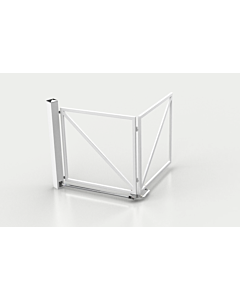 Twin Drive E-Box for Bi-Folding Single Leaf Swing Gates (open)