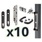 Locinox Fortylock Insert Lock - Black (Bulk Pack x 10)