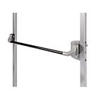 The Locinox Panic Exit Kit Pushbar installed on a steel door frame