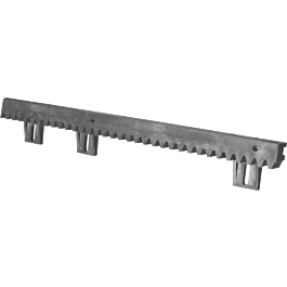 Module 4 Nylon Steel Cored Rack, Fixing Support Below Teeth