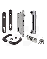 The Locinox Fortylock Insert Lock Kit with aluminium handles